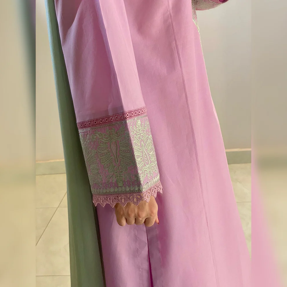 Avo Embroidered Frock 3PC (Copy) - Image 5