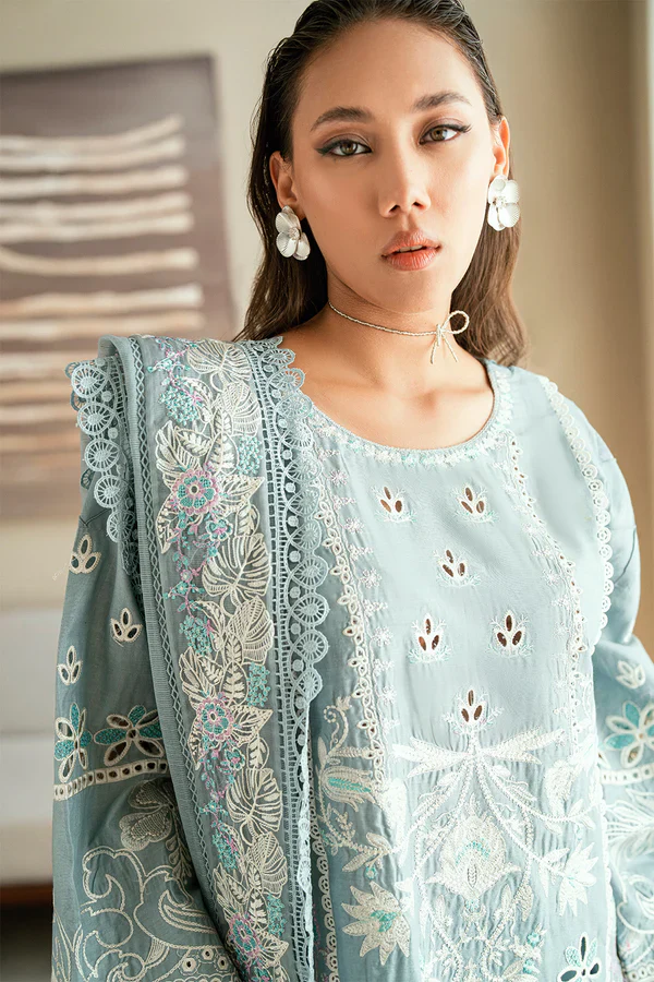 SF - 321 | Embroidered Lawn 3 PCs - Image 4