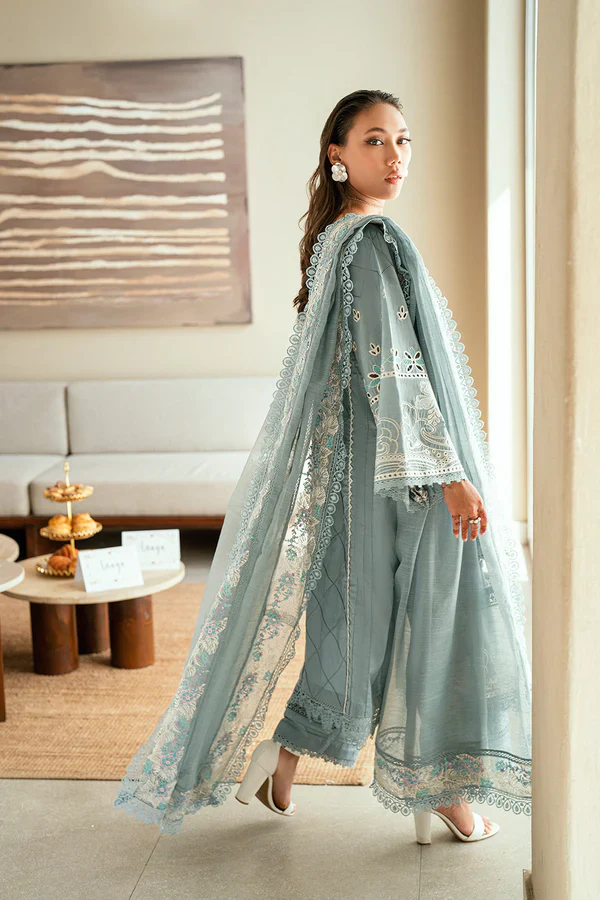 SF - 321 | Embroidered Lawn 3 PCs - Image 5