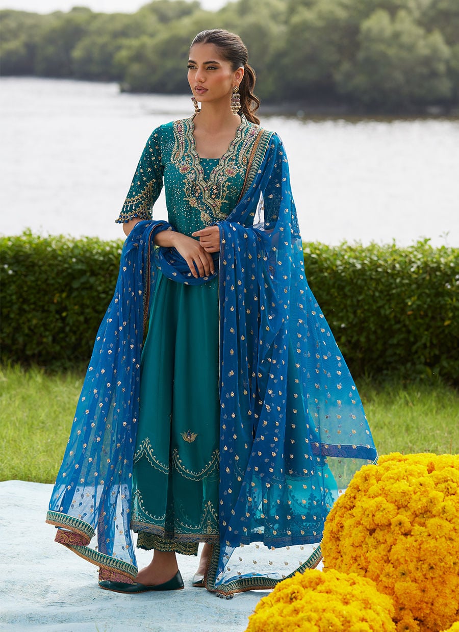 Empress Emerald Kalidaar And Dupatta - Image 6