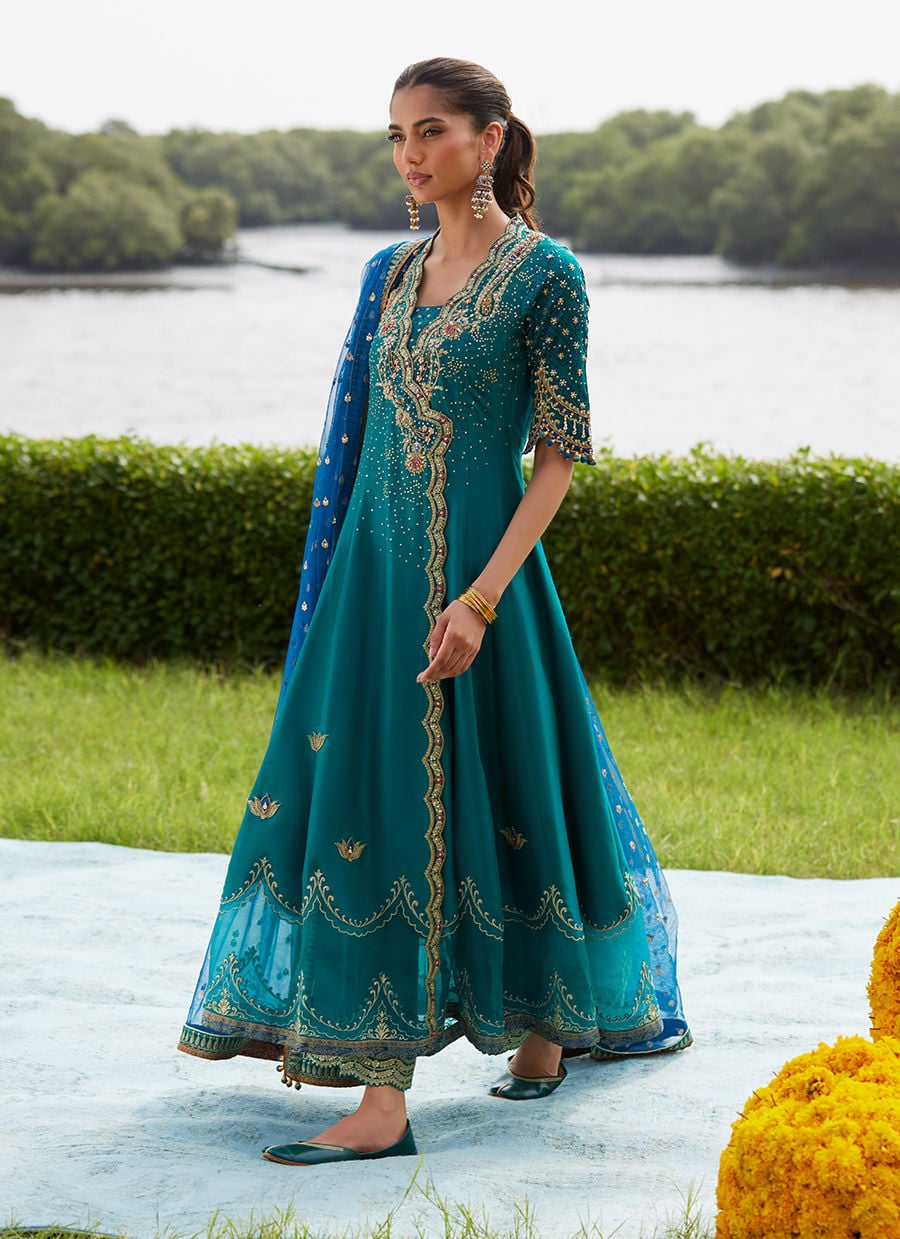 Empress Emerald Kalidaar And Dupatta - Image 5