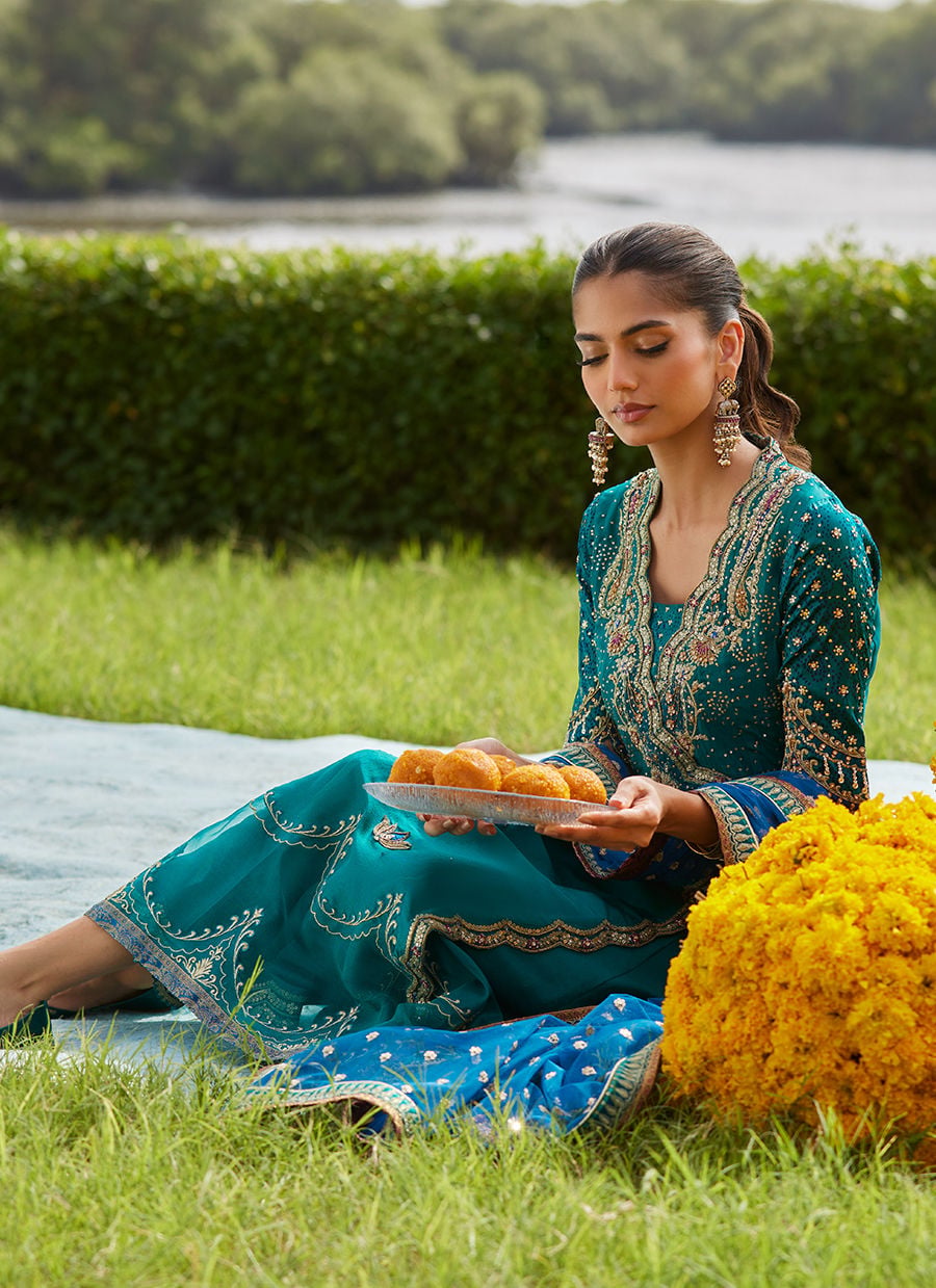 Empress Emerald Kalidaar And Dupatta - Image 3