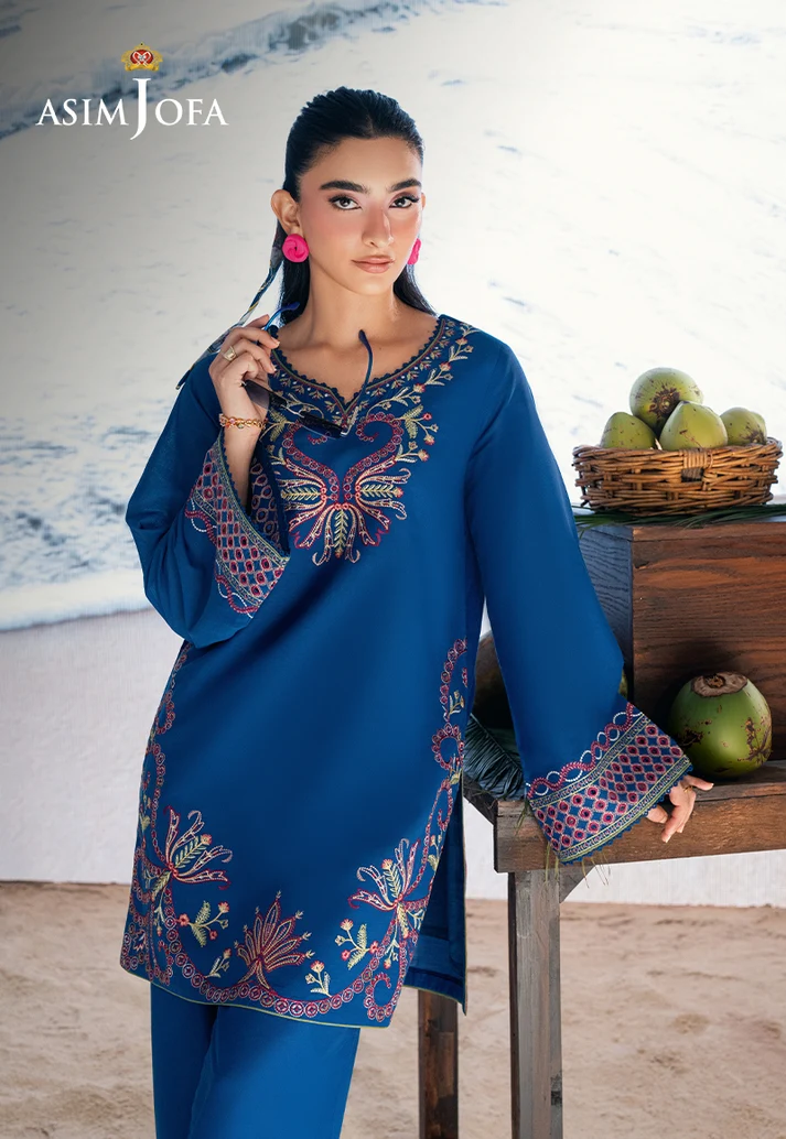 AJSBDP-05 Embroidered Lawn Stitched 2pcs - Image 10