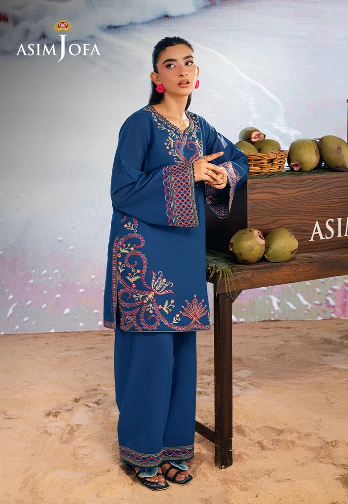 AJSBDP-05 Embroidered Lawn Stitched 2pcs - Image 3