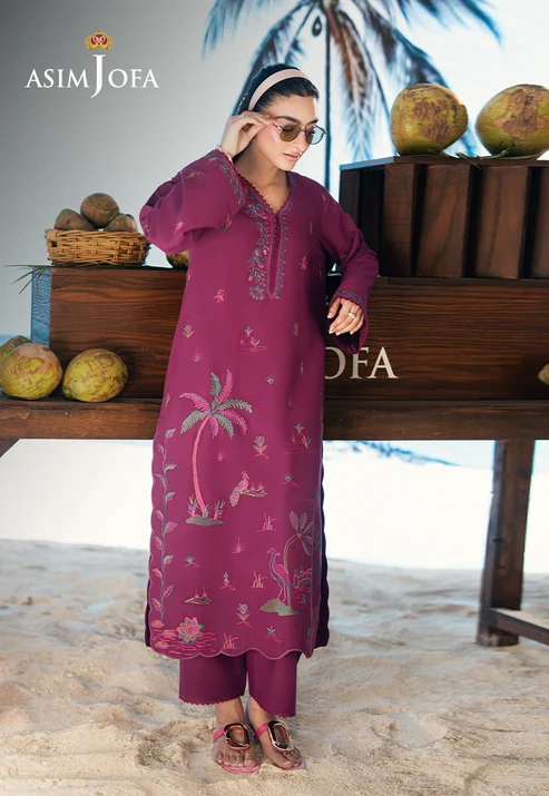 AJSBDP-07 Embroidered Lawn Stitched 2pcs - Image 9