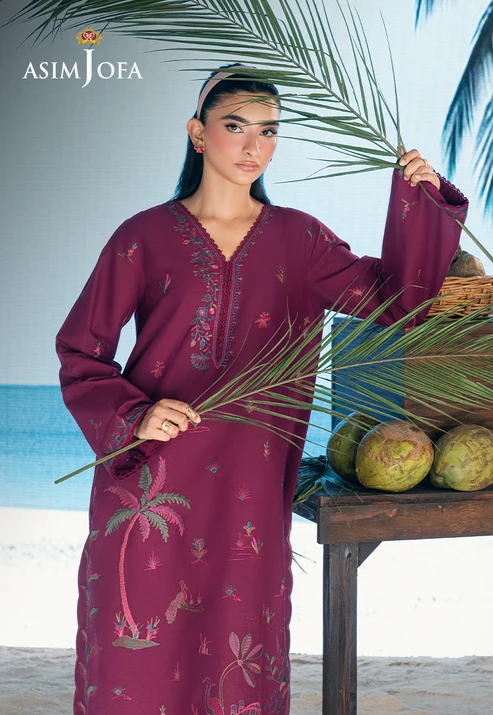 AJSBDP-07 Embroidered Lawn Stitched 2pcs - Image 6