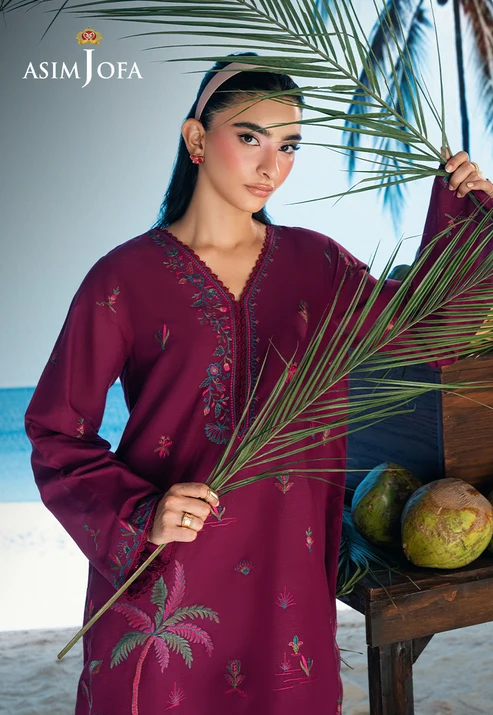 AJSBDP-07 Embroidered Lawn Stitched 2pcs - Image 5