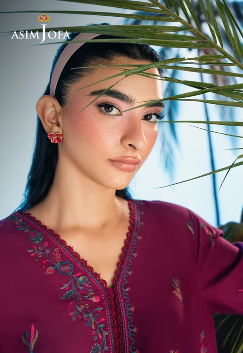 AJSBDP-07 Embroidered Lawn Stitched 2pcs - Image 4