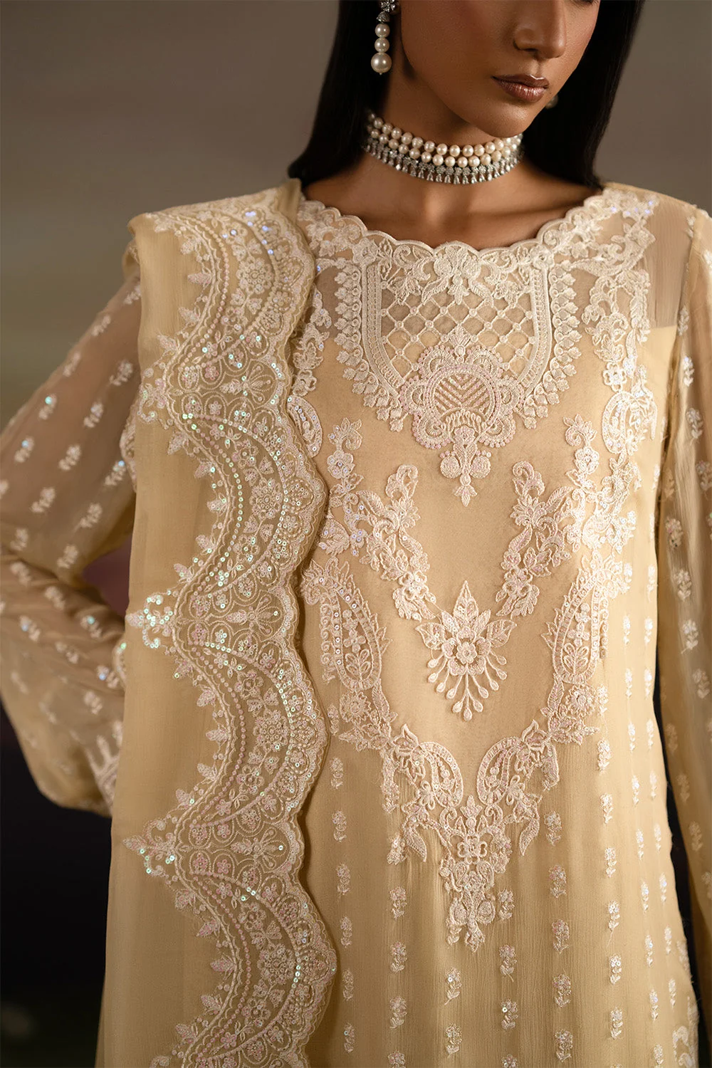 3-Piece-Embroiderd-Chiffon ISHANI - FWU5705 - Image 4