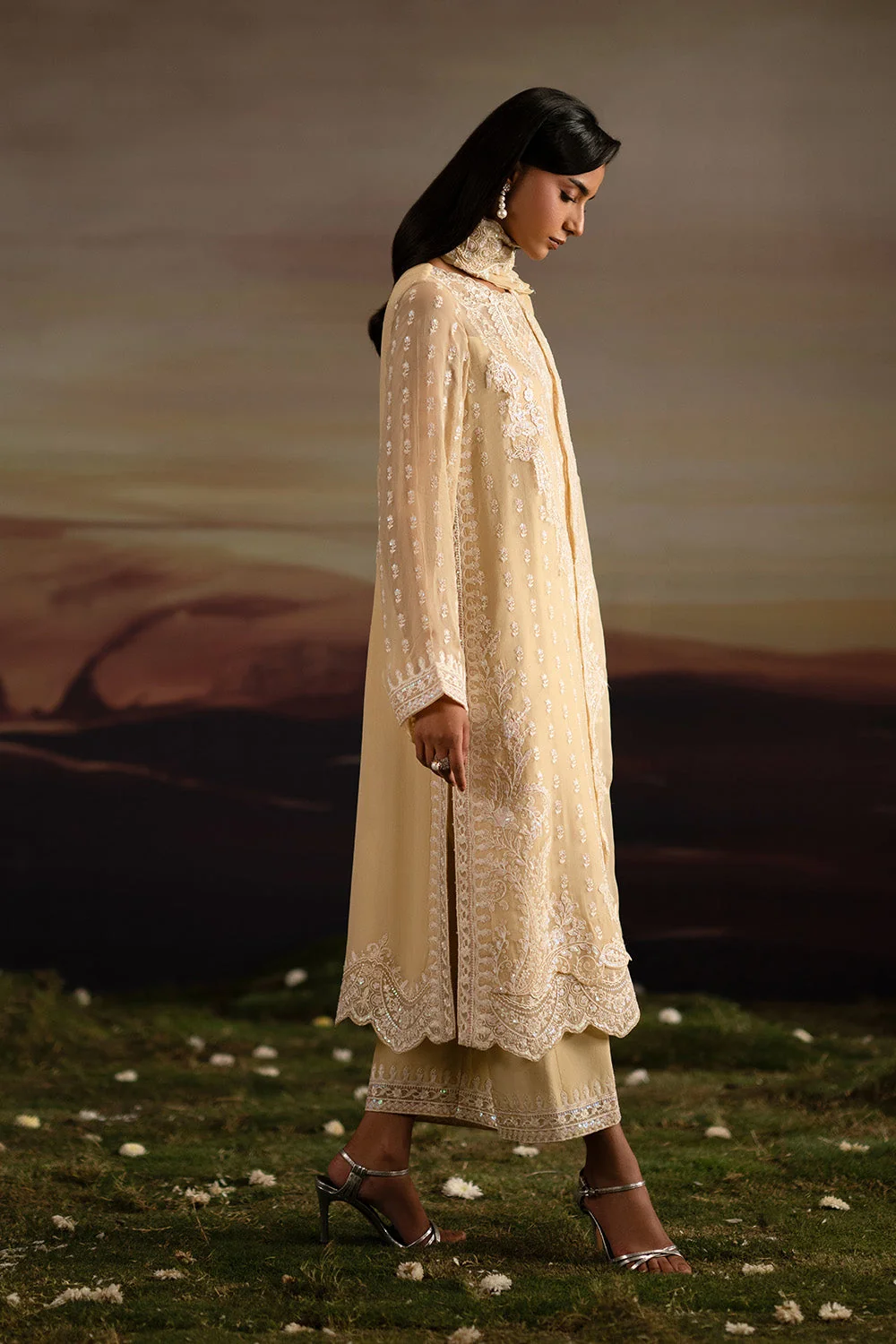 3-Piece-Embroiderd-Chiffon ISHANI - FWU5705 - Image 3