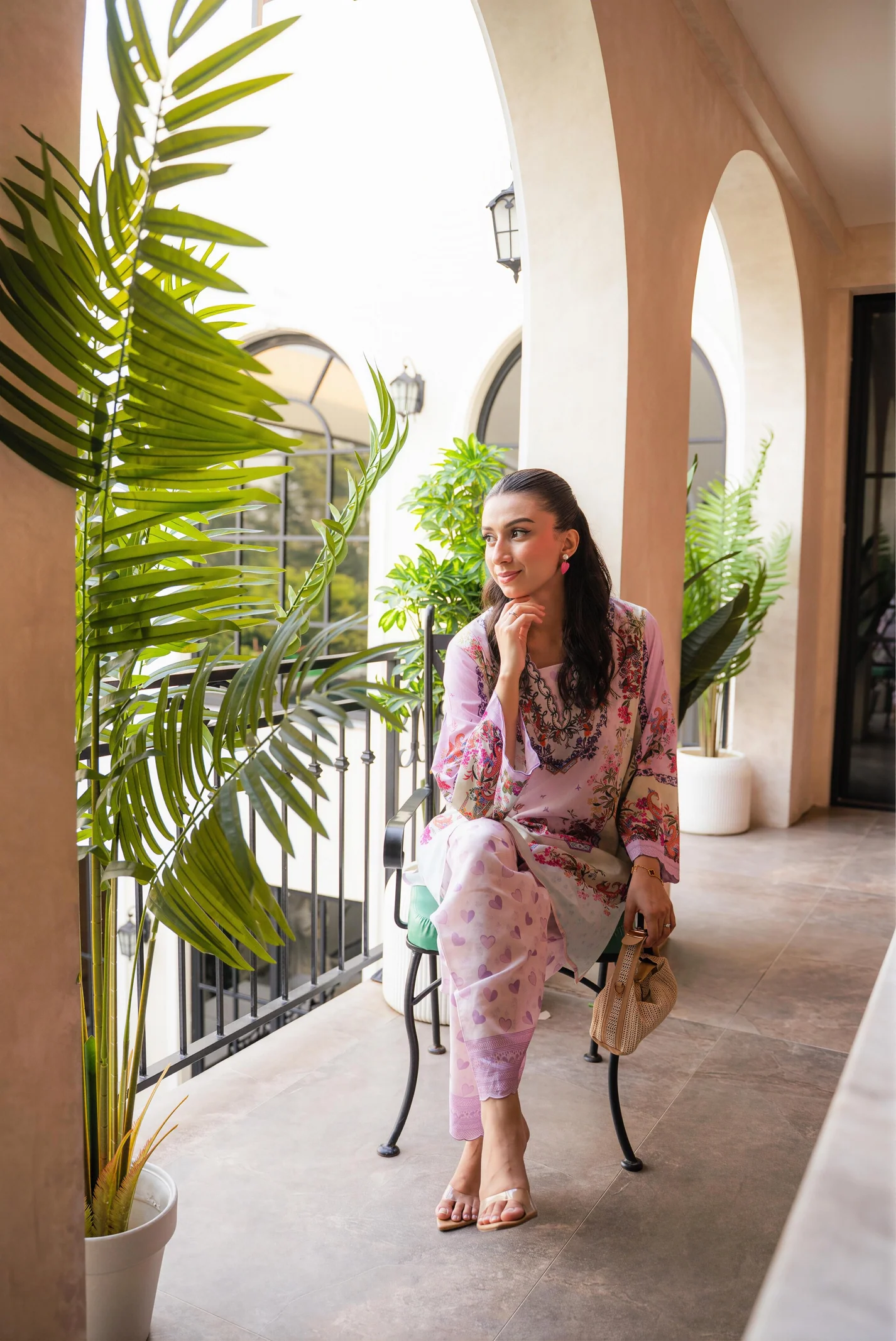 AJPB-310 Printed Lawn Stitched 2pcs - Image 8