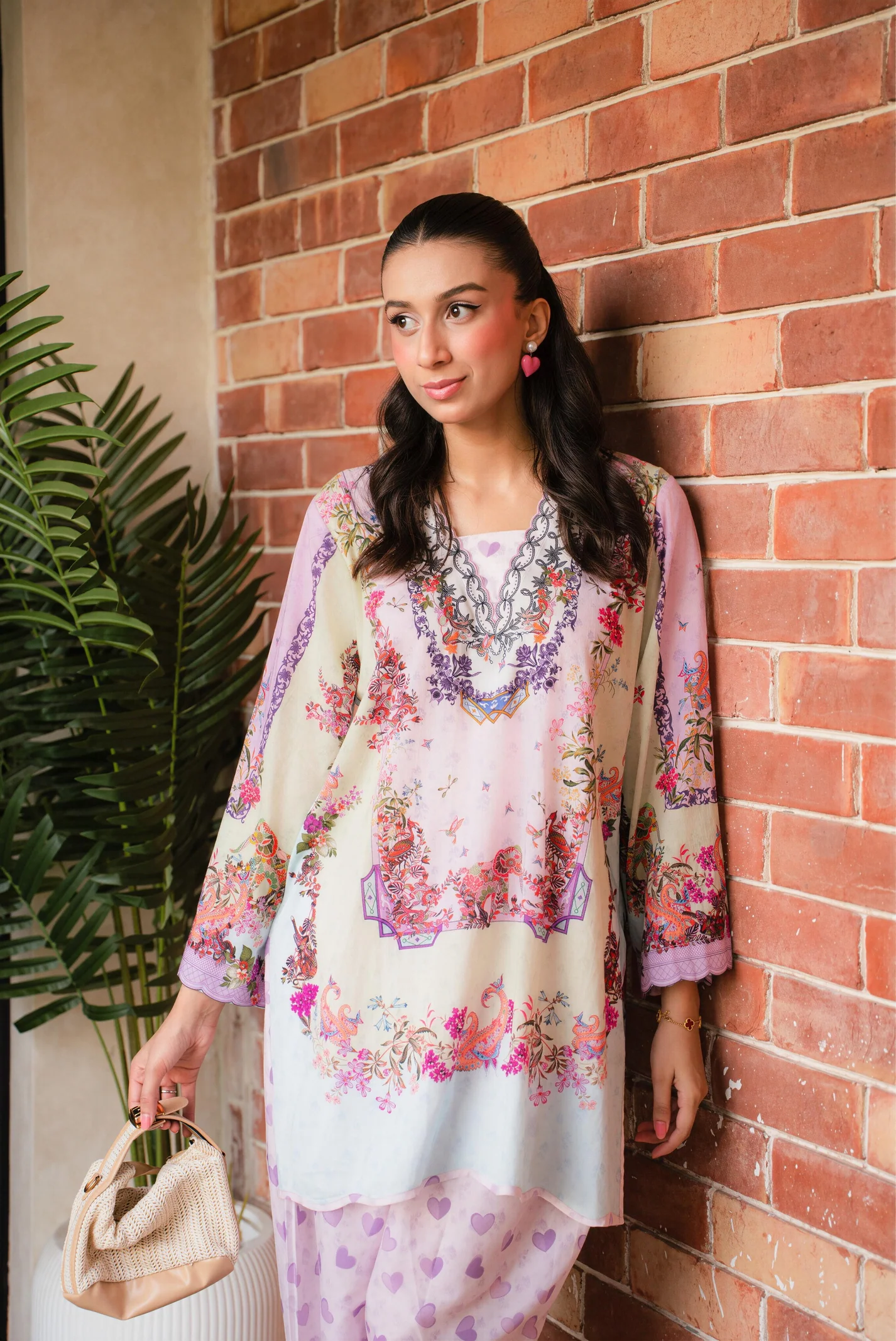 AJPB-310 Printed Lawn Stitched 2pcs - Image 5